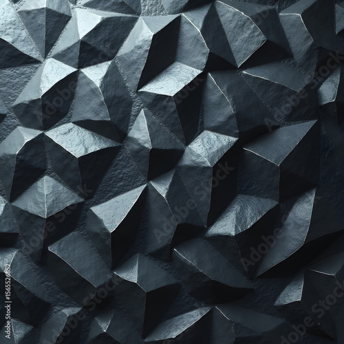 Faceted Stone-Like Wall Texture