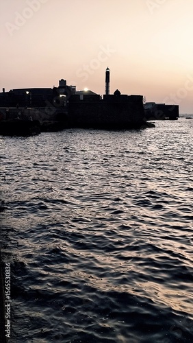 sunset over the sea