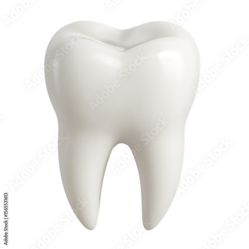 tooth isolated on white background