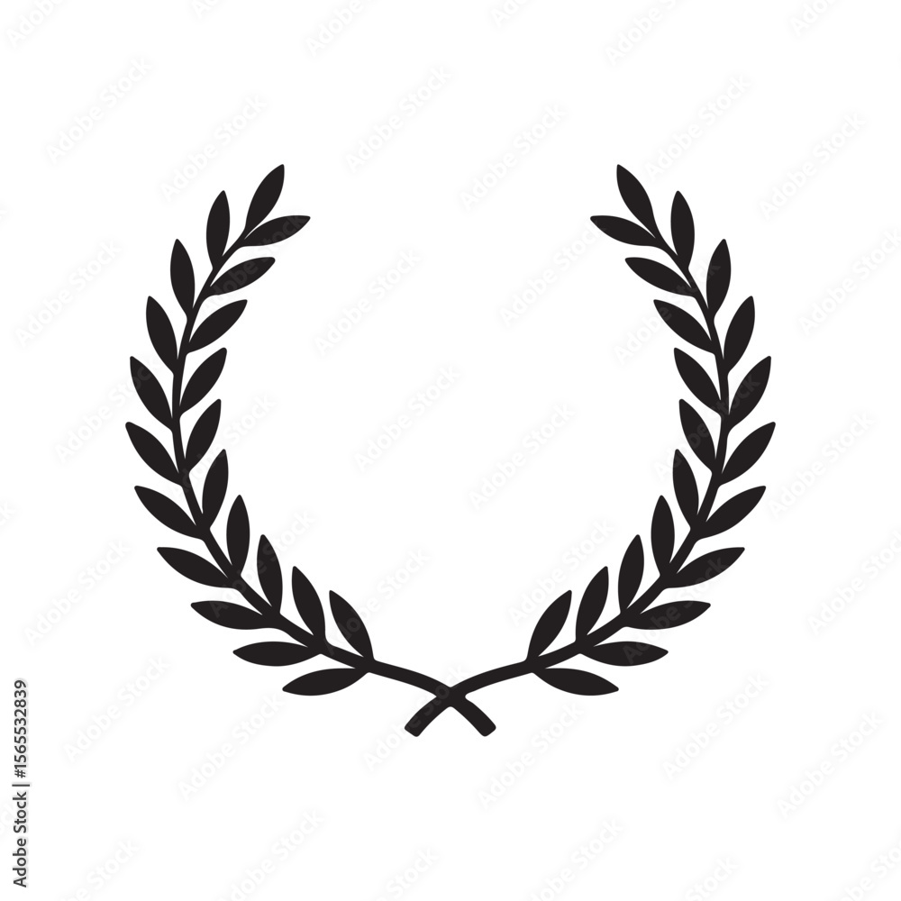 Golden laurel wreath symbol of victory and achievement
Golden laurel wreath symbol of victory and achievement