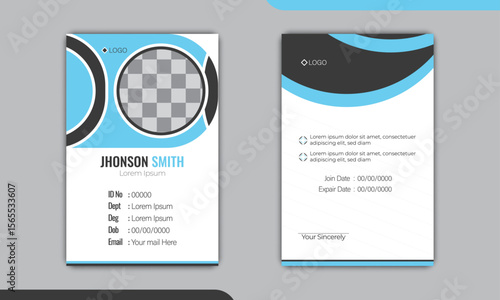Creative Office ID Card Design Template
