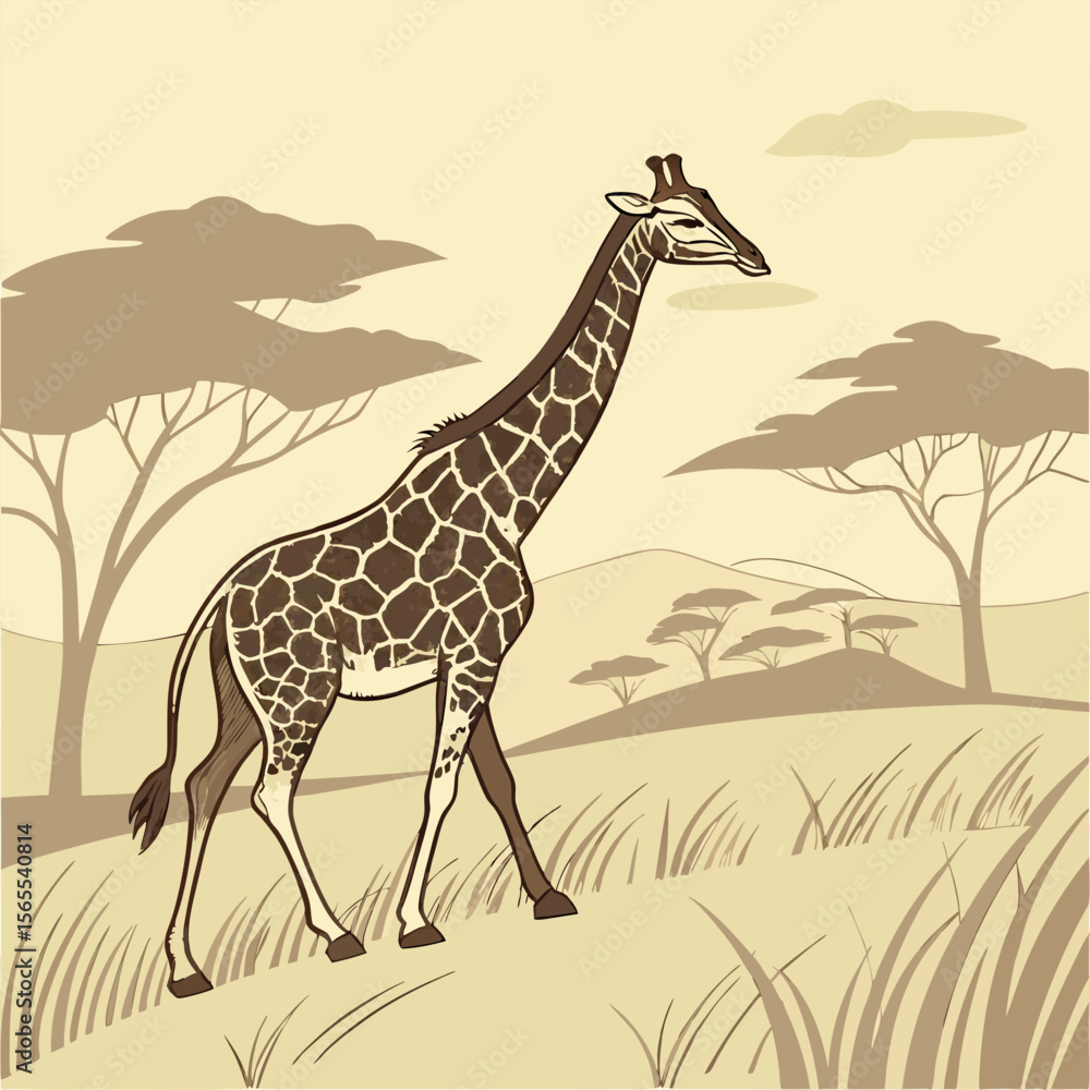 Fototapeta premium Cute zebra cartoon animal character