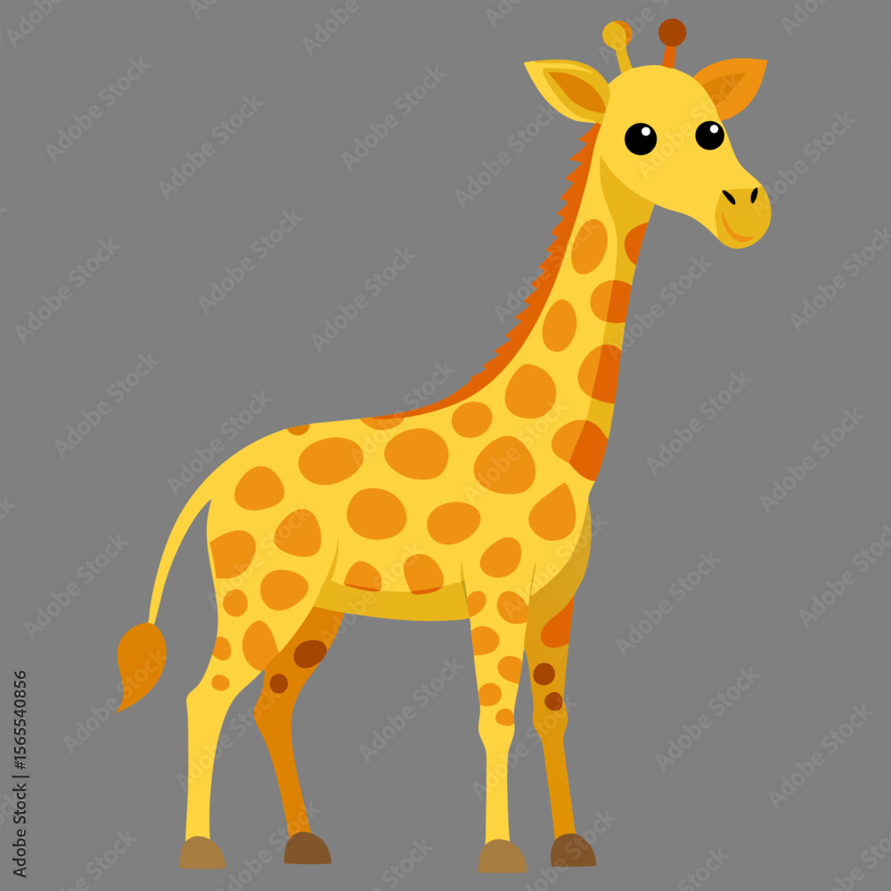 Obraz premium Cute zebra cartoon animal character