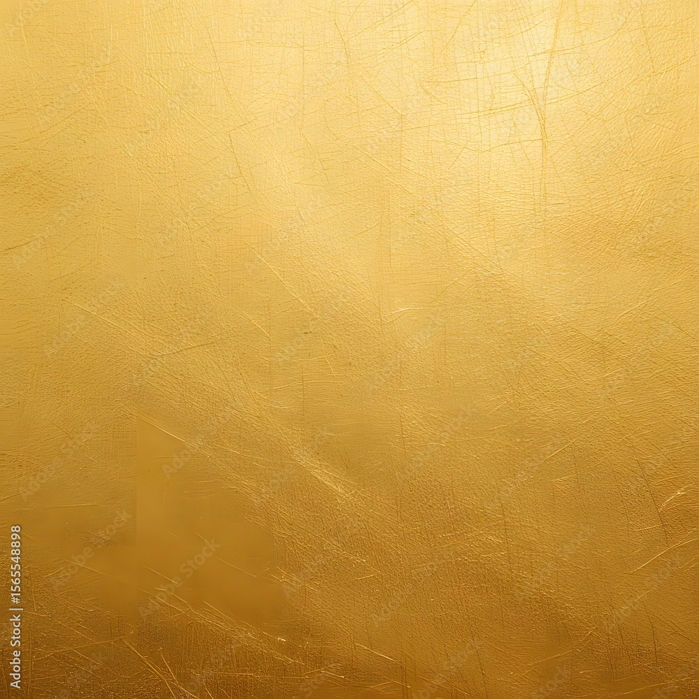 Naklejka premium Golden Texture Background, Reflective Surface, Frosted Shine. Richness And Elegance, Warmth And Sophistication Create Visual Interest. Golden Tones Evoke Grandeur. Decorative, Luxury Background For