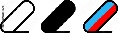Free Download Eraser icon, perfect for school or education use. - GFXLoad