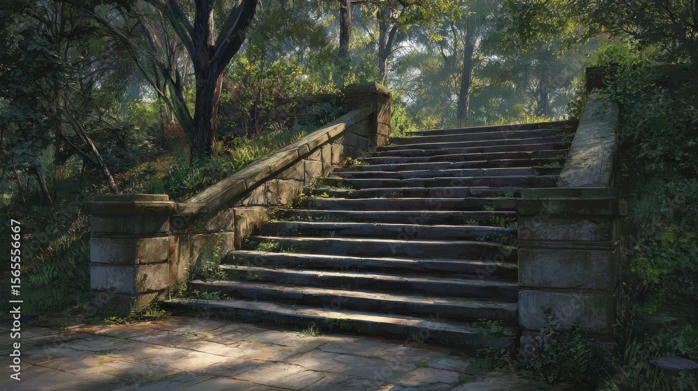 stairs in the park stairs in the park