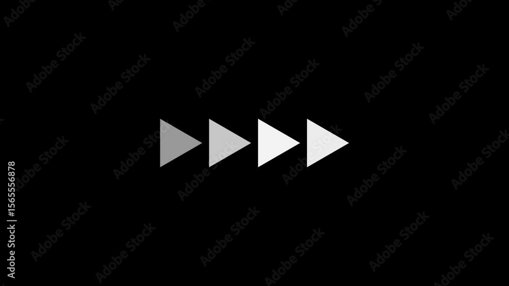 Animation of looping rewind button concept. Rewind Graphic icon Background. play baton icon animated . 4k video