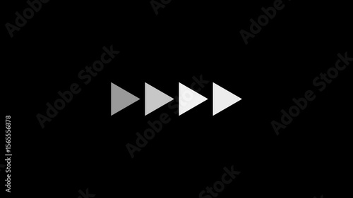 Animation of looping rewind button concept. Rewind Graphic icon Background. play baton icon animated . 4k video