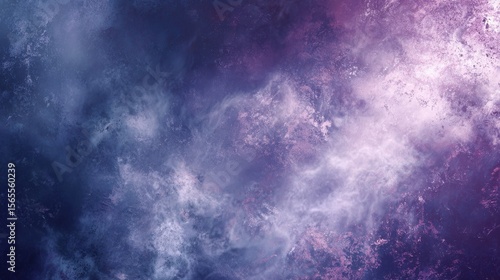 Purple haze fog on metallic surface texture abstract grunge background backdrop for professional photography and design, pale light