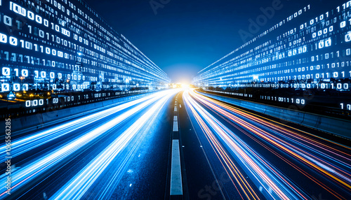 Digital Highway Data Stream Speed.