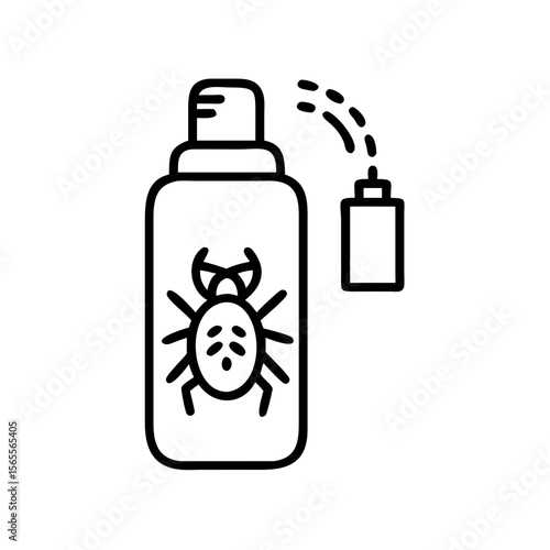 Spraying insecticide to eliminate bug infestations and to kill unwanted creatures