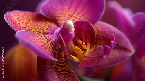 Vibrant Orchid Flower Close-Up