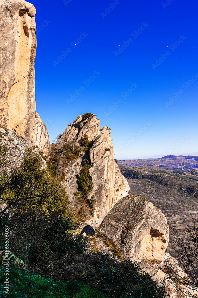 Fototapeta premium the fascinating pointed shapes of the Lucanian Dolomites