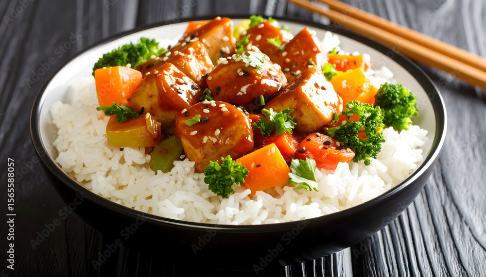Teriyaki Chicken Rice Bowl. Teriyaki Chicken Rice Bowl.