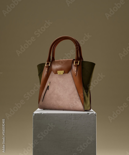 Wallpaper Mural Model of women's bag on different stands Torontodigital.ca