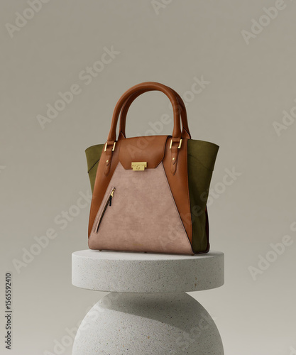 Wallpaper Mural Model of women's bag on different stands Torontodigital.ca