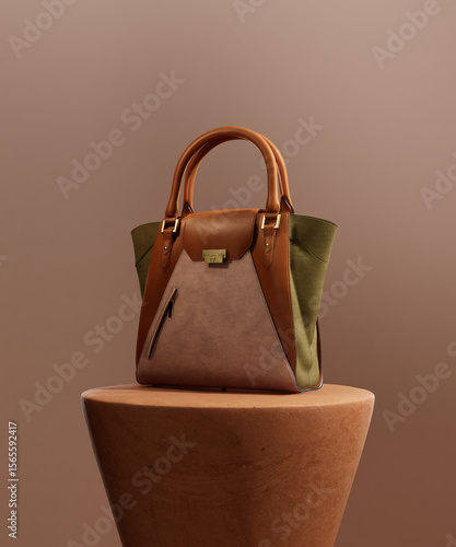 Wallpaper Mural Model of women's bag on different stands Torontodigital.ca