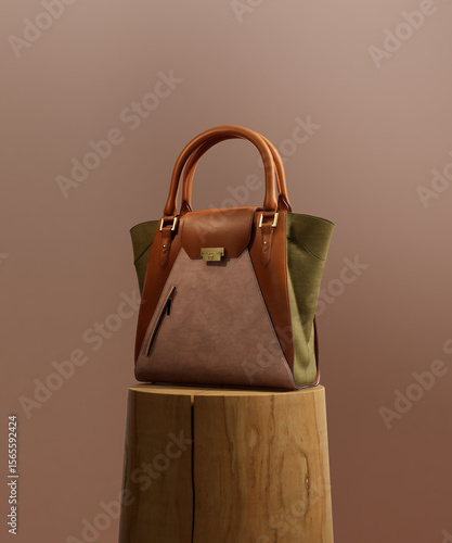 Wallpaper Mural Model of women's bag on different stands Torontodigital.ca