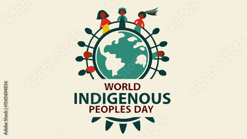 Celebrate world indigenous peoples day promoting culture and rights with unity and global awareness