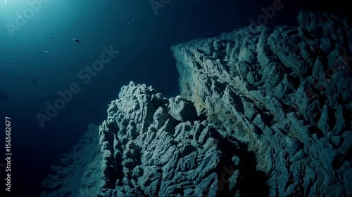 Close-Up View of Mid-Atlantic Ridge Rift