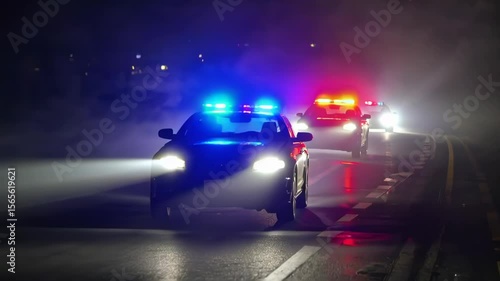 High-Speed Pursuit Through Dense Fog
