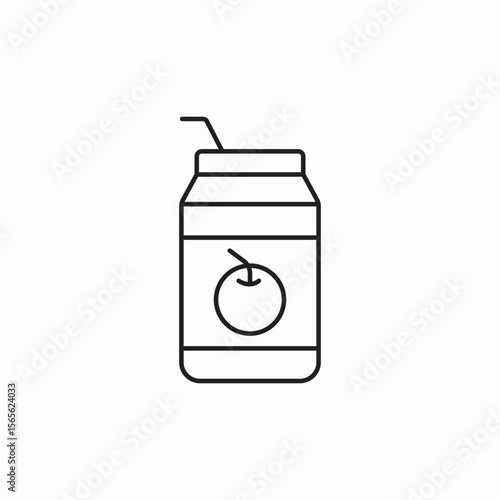 apple juice icon sign vector