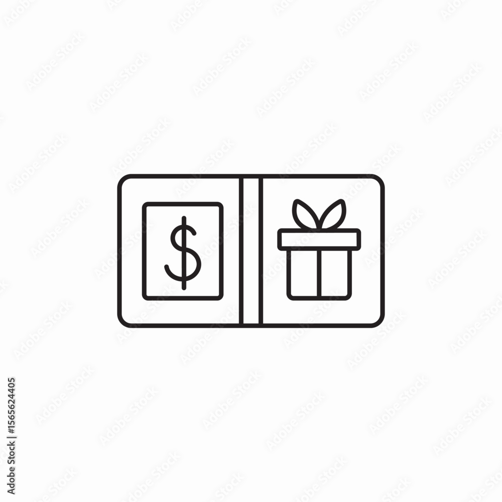 coupon gift card icon sign vector coupon gift card icon sign vector