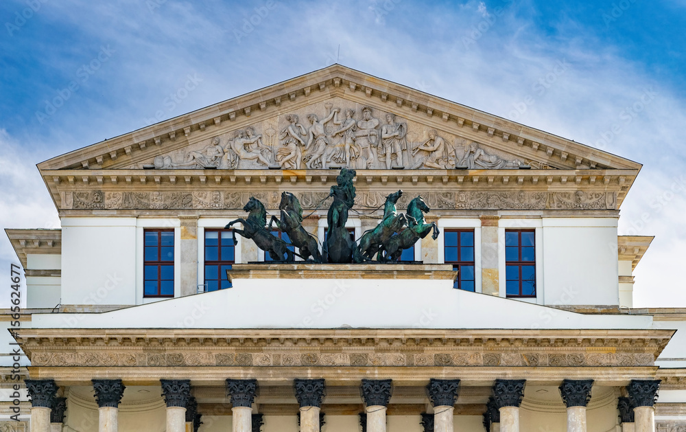 Fototapeta premium Grand Theatre, National Opera in Warsaw. Art and entertainment in the capital of Poland