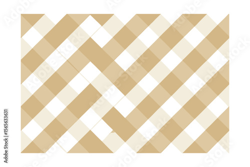 Beige Plaid Pattern Diagonal Lines on Geometric Design vector