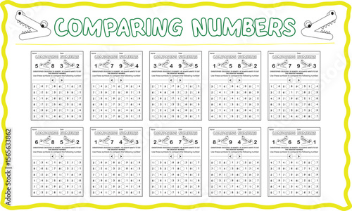 Greater Than and Less Than Comparing Worksheets