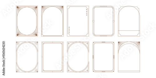 elegant art deco frame collection, luxury frame collection