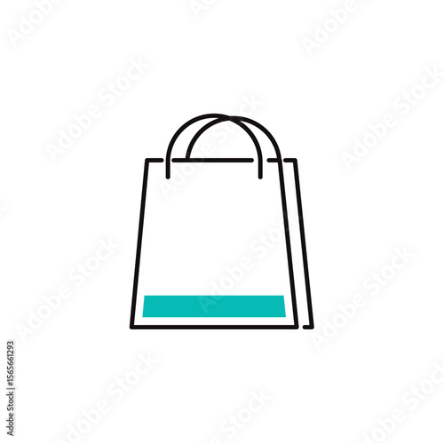 Fashion clothing shopping and trading vector icon
