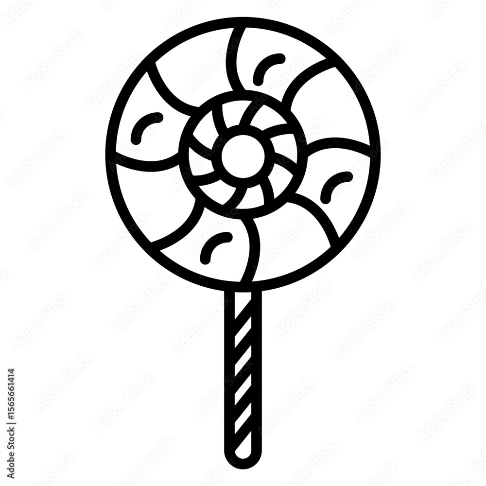 Obraz premium Lollipop Vector Icon