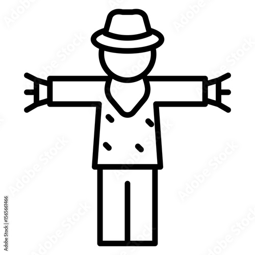 Scarecrow Vector Icon