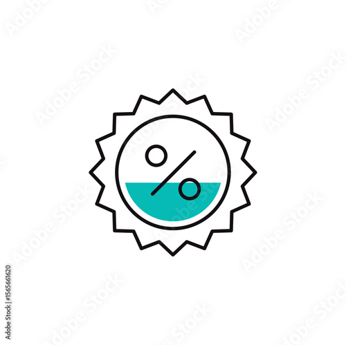 Fashion clothing shopping and trading vector icon