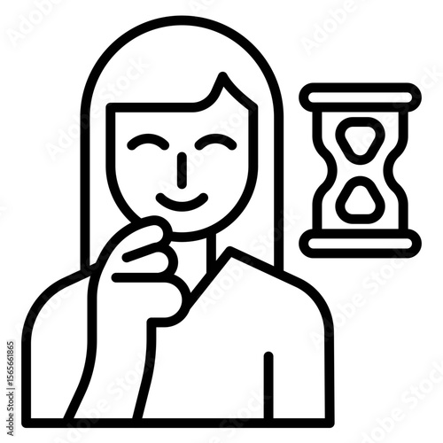 Procrastination Vector Icon