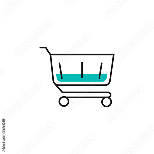 Fashion clothing shopping and trading vector icon