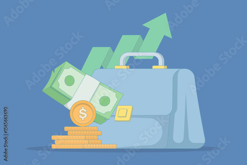 career growth concept, promotion or position, increase in income or salary. success, motivation, ambition and achievement. path to goal, business growth and development.