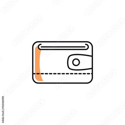 Fashion clothing shopping and trading vector icon