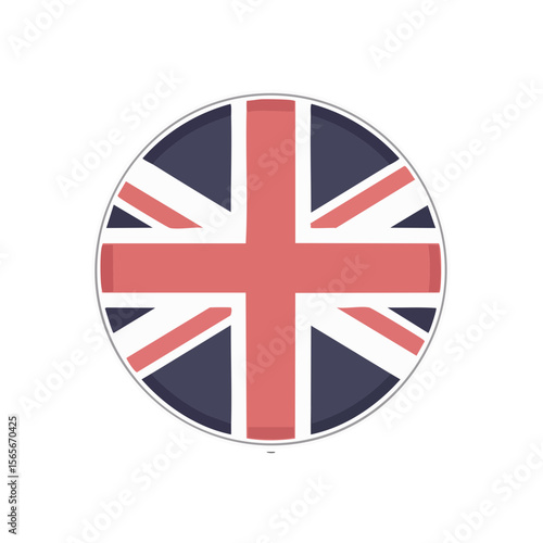 Union Jack Badge Icon Design Depicting National Symbol of the United Kingdom for Patriotic Events and Cultural Representation Free Download Union Jack Badge Icon Design Depicting National Symbol of the United Kingdom for Patriotic Events and Cultural Representation - GFXLoad