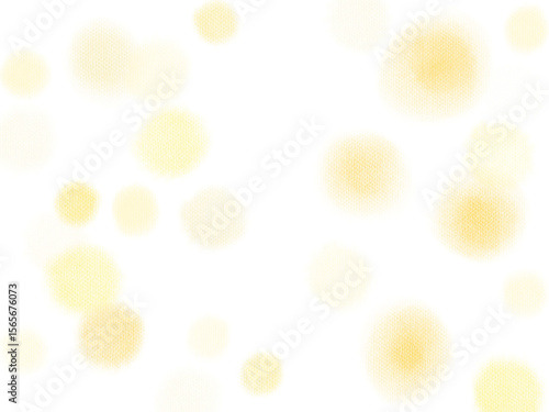 黄色い花のような空気の中の雰囲気背景イラスト