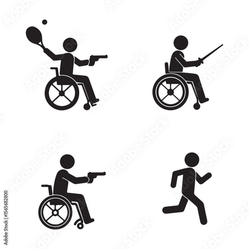 Diversity in Abilities A Pictorial Representation of Individuals Overcoming Challenges and Embracing Sports and Activities with Determination