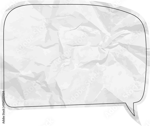 종이질감 말풍선