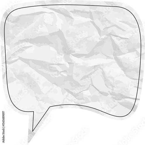 종이질감 말풍선