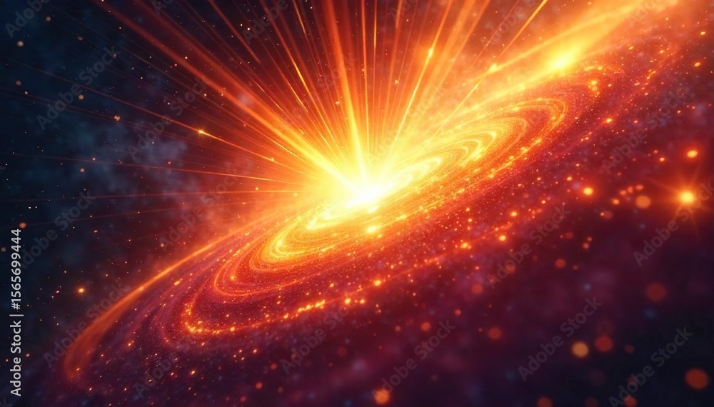 Fototapeta premium Exploding Star Vibrant High-Resolution Image of Cosmic Energy, Perfect for Science, Energy, and Space Themes