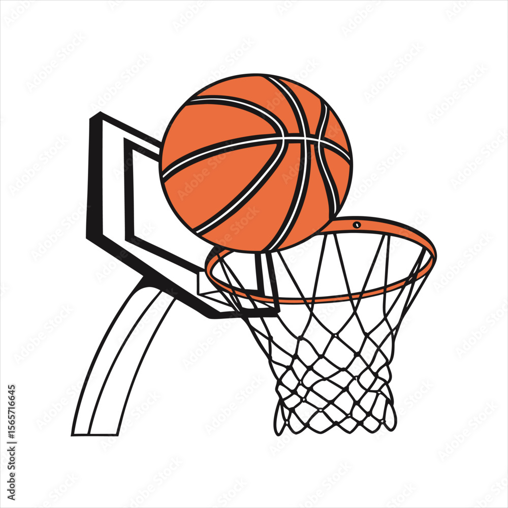 basketball hoop and ball basketball hoop and ball