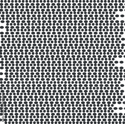 Circles and ovals create a dense texture.