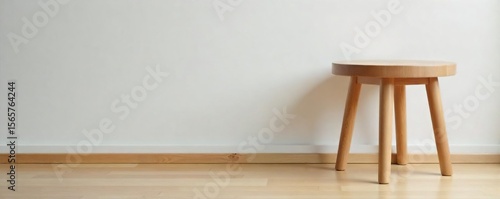 A stylish modern wooden stool, perfect for indoor use Ideal as extra seating, a side table, or decorative accent in any room Clean lines and simple design , side stool, modern stool