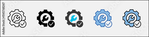 Customization Icon Pack Multistyle Illustration