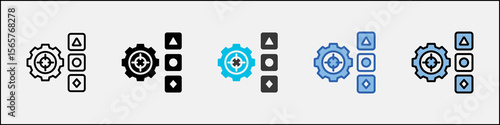 Specification Icon Pack Multistyle Illustration